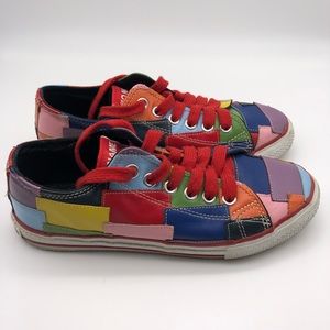 Vintage No Name Colorful Leather Women’s Shoes
